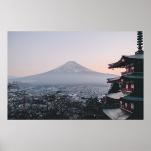 富士山、日本 ポスター