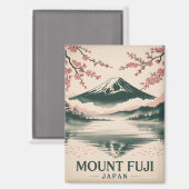 富士山 日本 マグネット (正面/裏面)