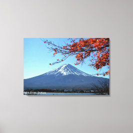 富士山 日本 旅行 風景 キャンバスプリント