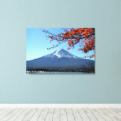 富士山 日本 旅行 風景 キャンバスプリント (インサイチュ (ウッドフロア))