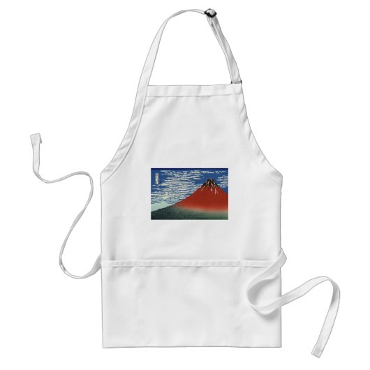 富士山 日本 絵画 スタンダードエプロン (正面)