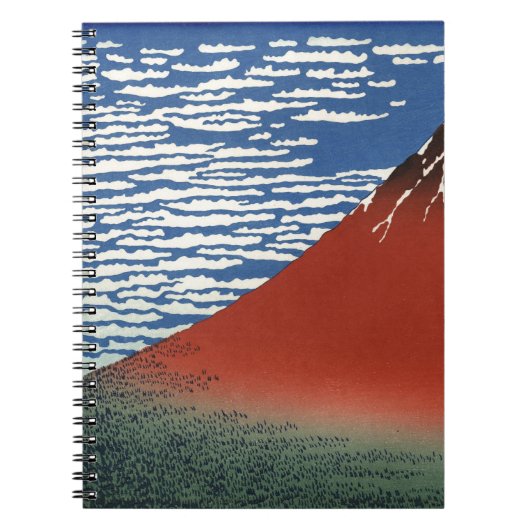 富士山 日本 絵画 ノートブック (正面)