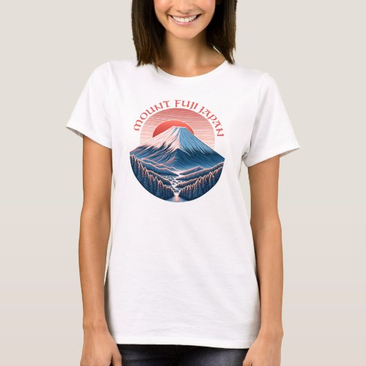 富士山 日本 Tシャツ (正面)