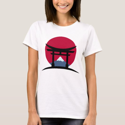 富士山 - 日本 Tシャツ (正面)