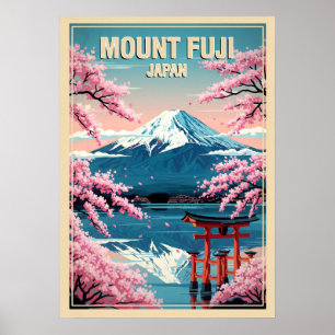 富士山 日本 V03 ポスター