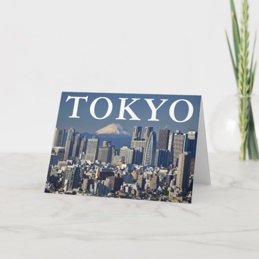 富士山 | 東京 日本 | サンクユー サンキューカード (正面)