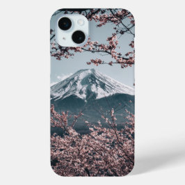 富士山 桜 iPhone 15 MINIケース