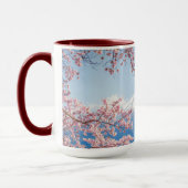 富士山 |河口湖 |日本の春 マグカップ (左)