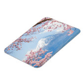 富士山 |河口湖 |日本の春 マグネット (左側)