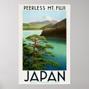 富士山–1930年代の日本の旅行 ポスター