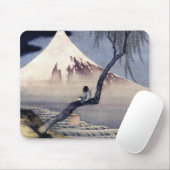 富士山、Hokusaiの男の子 マウスパッド (マウス)
