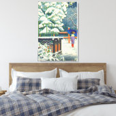 富士島武司の竹 キャンバスプリント (インサイチュ (寝室))