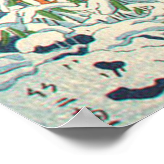 富士島武司の竹 ポスター (角)