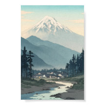 富士川村 現代浮世絵 禅