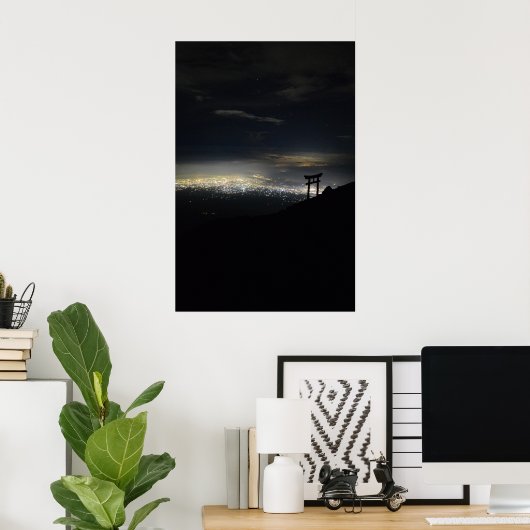 富士登山 ポスター (ホームオフィス)