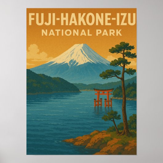 富士箱根伊豆国立公園 ポスター (正面)