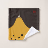 富士郷新上本黒吉良屋陣羽織 バスタオルセット (ウォッシュタオル)