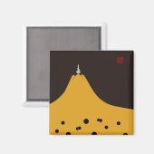 富士郷新上本黒吉良屋陣羽織 マグネット (正面/裏面)