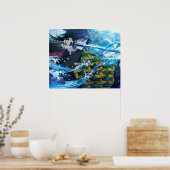 富岡牛デーモンレイヤー ポスター (キッチン)