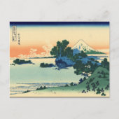 富嶽三十六景（さがみの七里浜） 葛飾北斎画 ポストカード (正面)