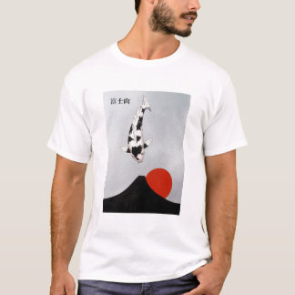 富波赤日 Tシャツ