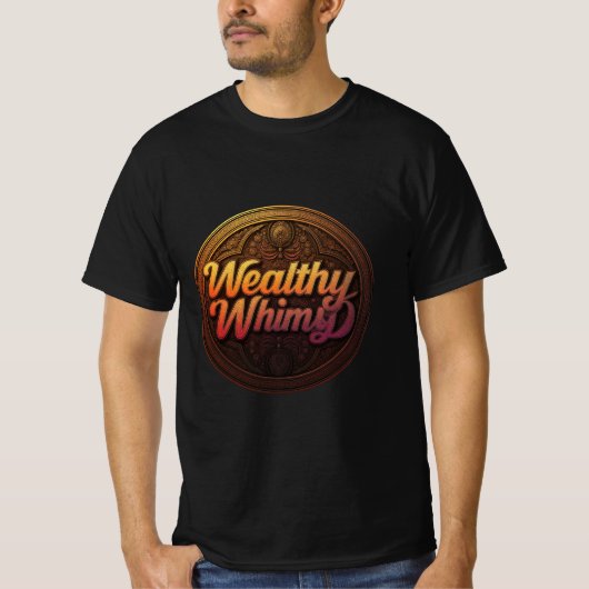 富裕層とウィムシー州:ルクースライフスタイルティー Tシャツ (正面)