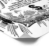 富裕層のポスタすごいーに対する減税 ポスター (角)