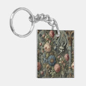 富裕層の罪 – ゴシックビクトリアンデザイン キーホルダー (正面左)