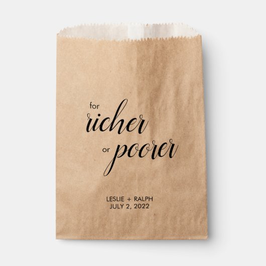 富裕層または貧困層のバッグ フェイバーバッグ (正面)