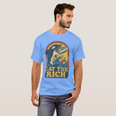 富裕層を食い尽くせ Tシャツ (正面フル)