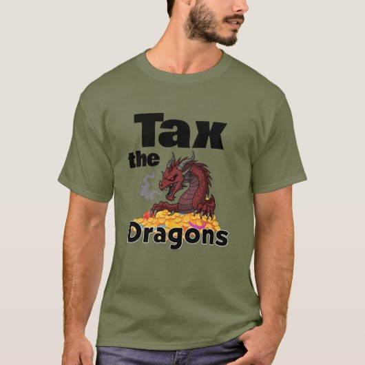 富裕層課税 Tシャツ (正面)