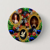 富裕 缶バッジ (正面)