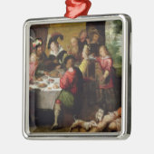 富豪およびラザロの喩え メタルオーナメント (左)