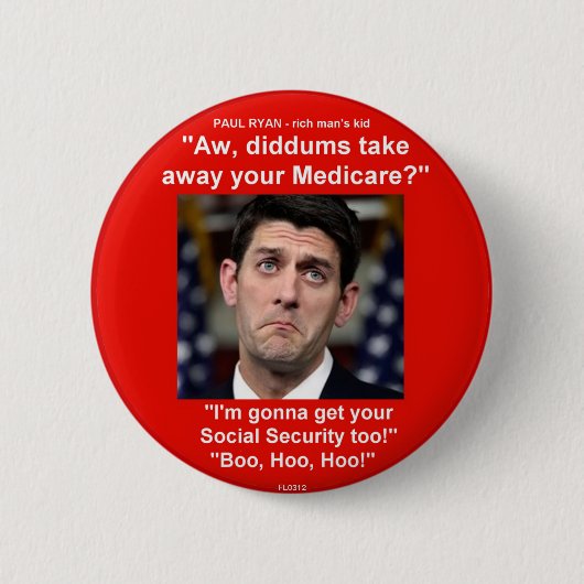 富豪の子供-ボタン 缶バッジ (正面)