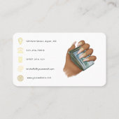 富豪マインドセットボスレディQRコード 名刺 (裏面)