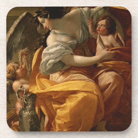 富(キャンバスの油) コースター (正面)