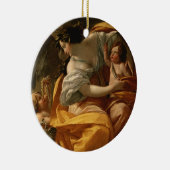 富(キャンバスの油) セラミックオーナメント (右)