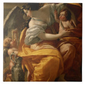 富(キャンバスの油) タイル (正面)