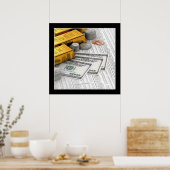 富 – ポスター (キッチン)