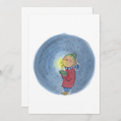 寒々とした真冬に 招待状 (正面/裏面)