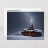 寒いクリスマス ポストカード (正面/裏面)