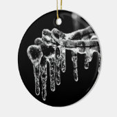 寒い冬に入る セラミックオーナメント (左)