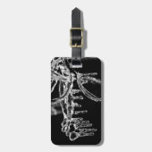 寒い冬に入る ラゲッジタグ (正面縦)