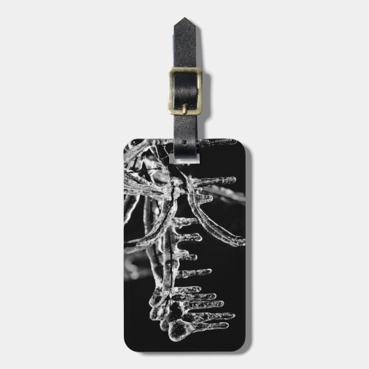 寒い冬に入る ラゲッジタグ (正面縦)