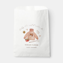 寒い冬のキャンプ服ベビーシャワー フェイバーバッグ