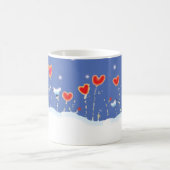 「寒い冬の夜の奇跡」コーヒーマグ11オズ コーヒーマグカップ (中央)