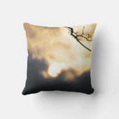 寒い冬の日の出 クッション (裏面)