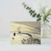 寒い冬の日 ポストカード (スタンド正面)