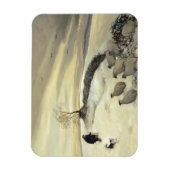 寒い冬の日 マグネット (縦)