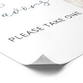 寒い冬の服の外の赤ちゃんシャワー好意 ポスター (角)